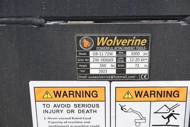 Image of Wolverine GB-11-72W equipment image 4