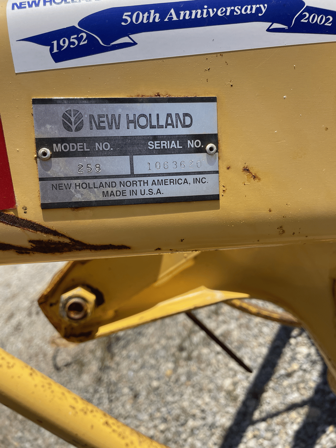 Image of New Holland Rolabar 258 Image 1