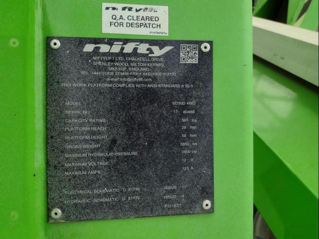 Image of Nifty SD50 equipment image 4