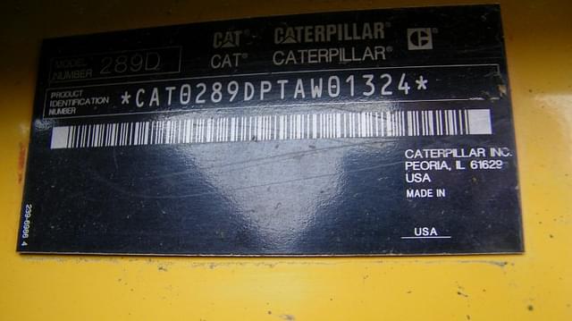 Image of Caterpillar 289D equipment image 2