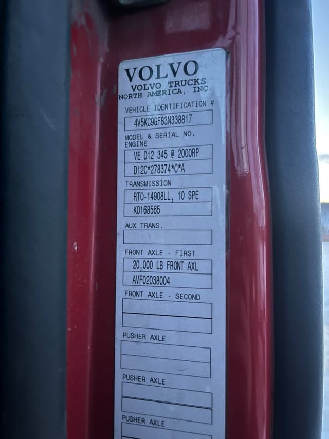 Image of Volvo VHD equipment image 4