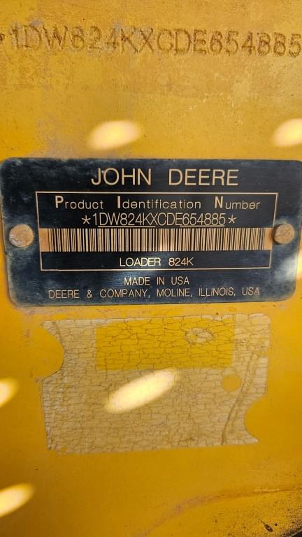 Image of John Deere 824K equipment image 4