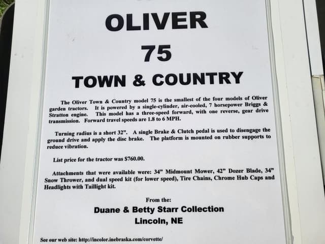 Image of Oliver 75 equipment image 3