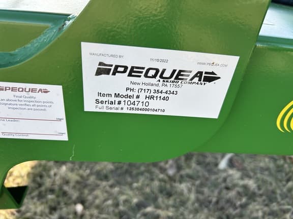 Image of Pequea HR1140 equipment image 4