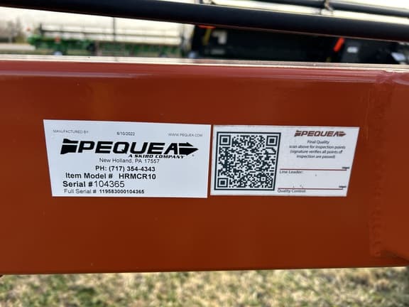 Image of Pequea MCR10 equipment image 4