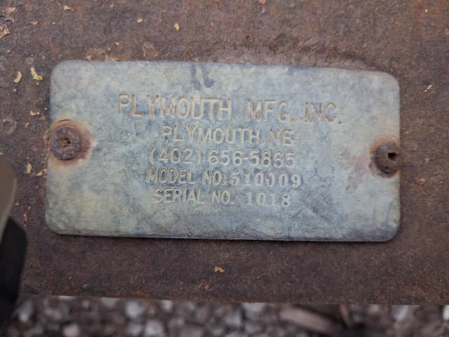 Image of Plymouth  510009 equipment image 4