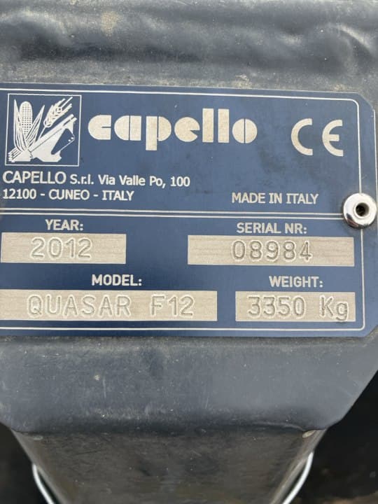 Image of Capello Quasar F12 equipment image 4