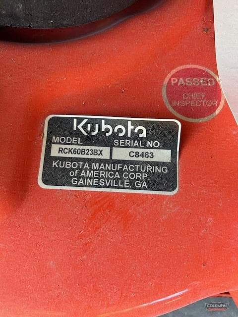 Image of Kubota RCK60B23BX equipment image 4