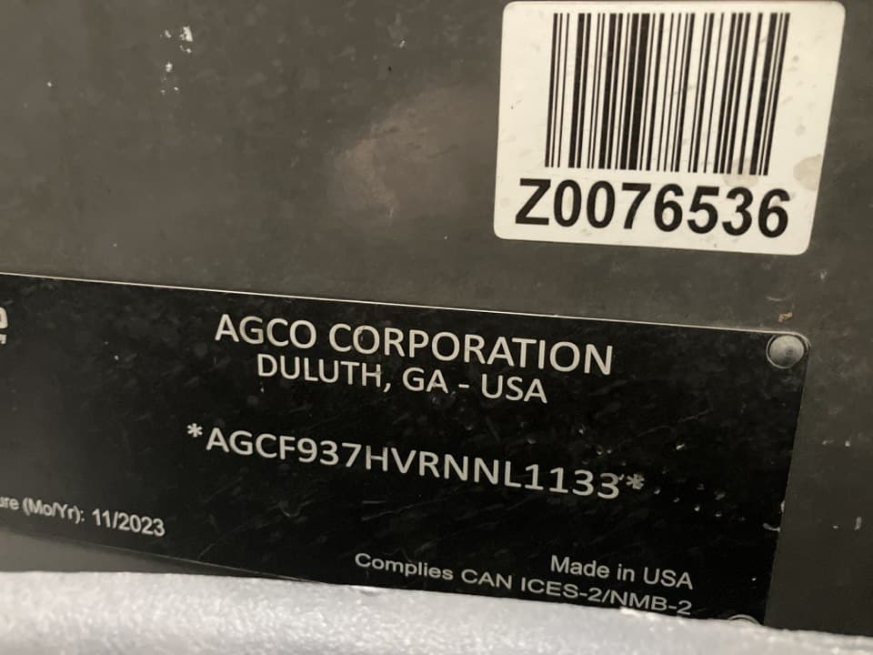 Image of Fendt RoGator 937H Image 1