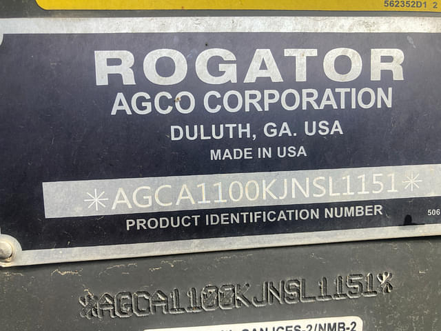 Image of RoGator RG1100C equipment image 4