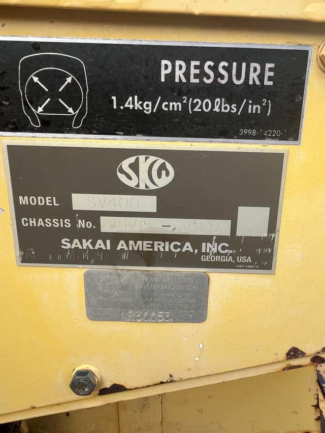 Image of Sakai SV400 equipment image 4