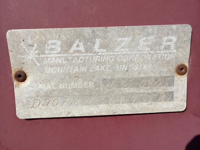 Image of Balzer 2000 equipment image 4