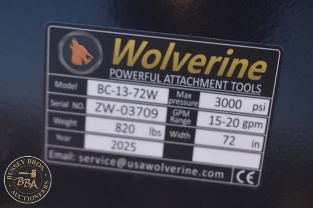 Image of Wolverine BC-13-72W equipment image 4
