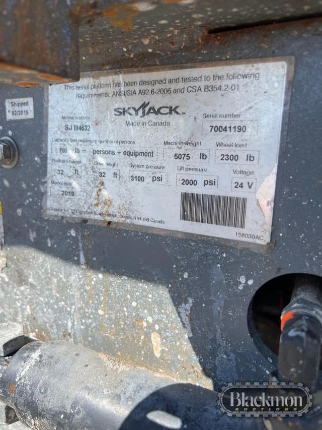 Image of Sky Jack SJIII4632 equipment image 4