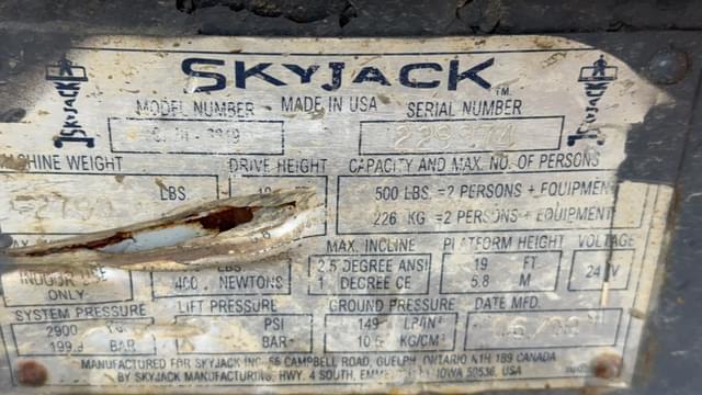 Image of Sky Jack 3219 equipment image 4