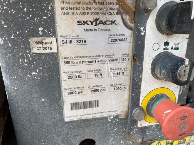 Image of Sky Jack SJIII3219 equipment image 4