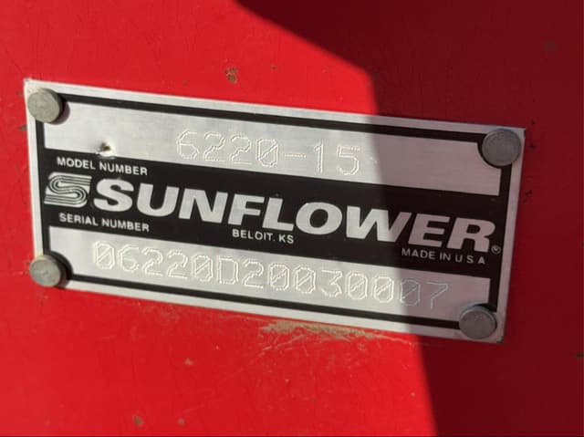 Image of Sunflower 6220-15 equipment image 4