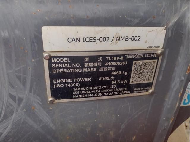 Image of Takeuchi TL10V2 equipment image 4