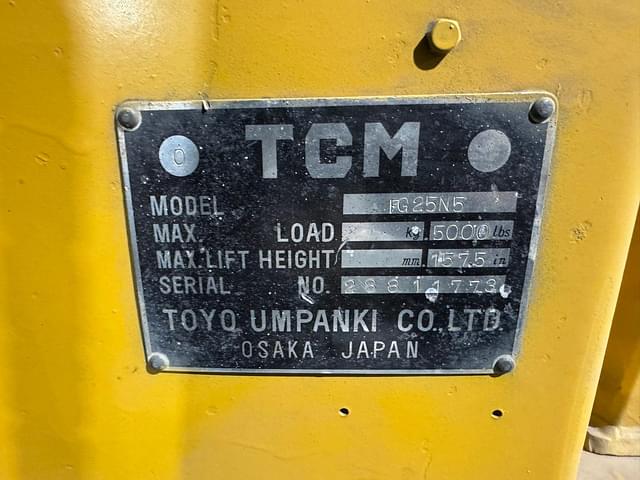 Image of TCM FG25N5T equipment image 3
