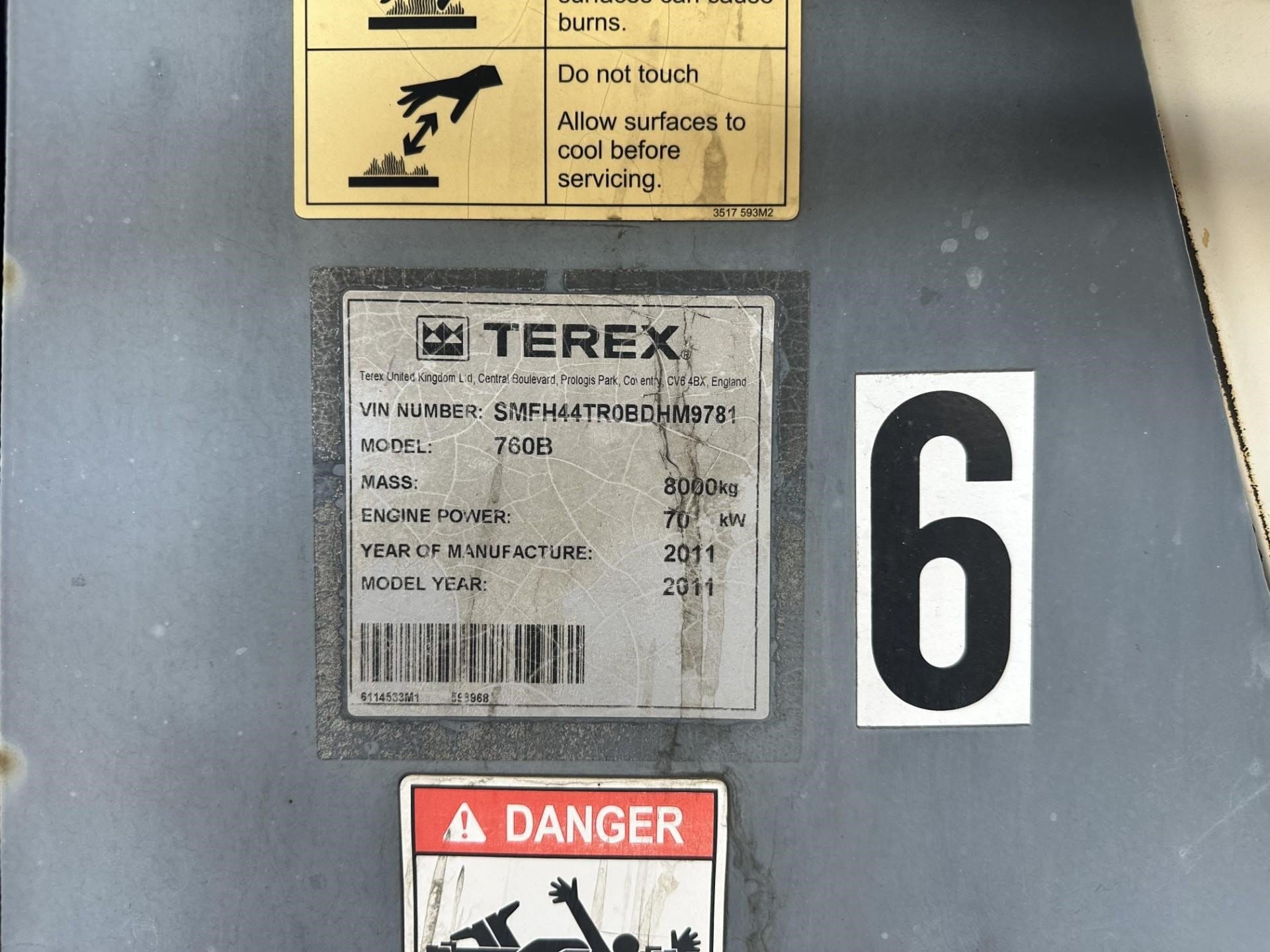 2011 Terex TX760B Equipment Image0