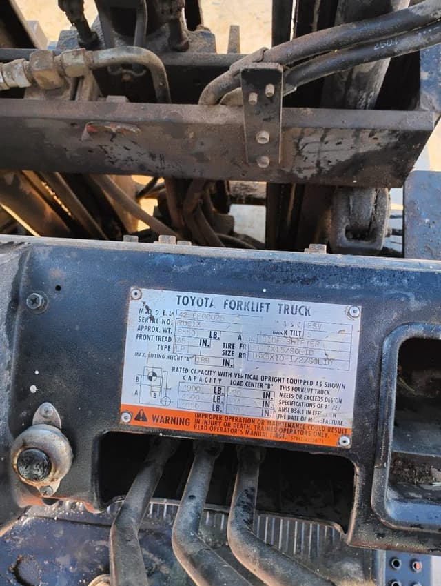 Image of Toyota 426FGCU25 equipment image 2