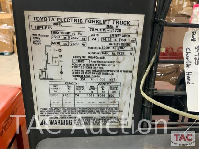 Image of Toyota 7BPUE15 equipment image 4