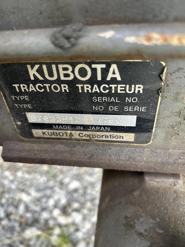 Image of Kubota B7800HSD equipment image 4
