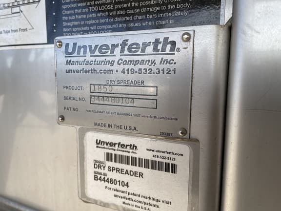 Image of Unverferth Pro Force 1850 equipment image 1
