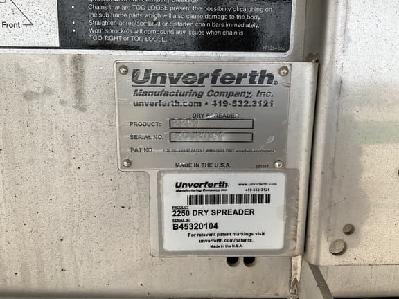 Image of Unverferth Pro Force 2250 Image 1