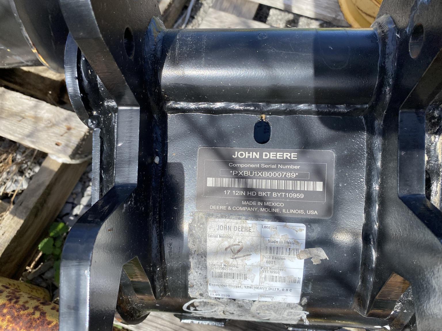 2020 John Deere Mini Excavator Bucket Construction Attachments for Sale