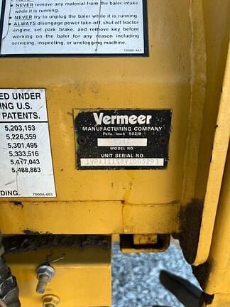 Image of Vermeer 504 Super I equipment image 4