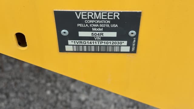 Image of Vermeer 504R equipment image 2