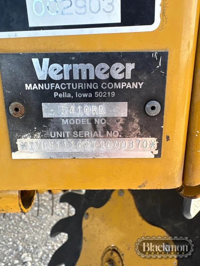 Image of Vermeer Rebel 5410 equipment image 4