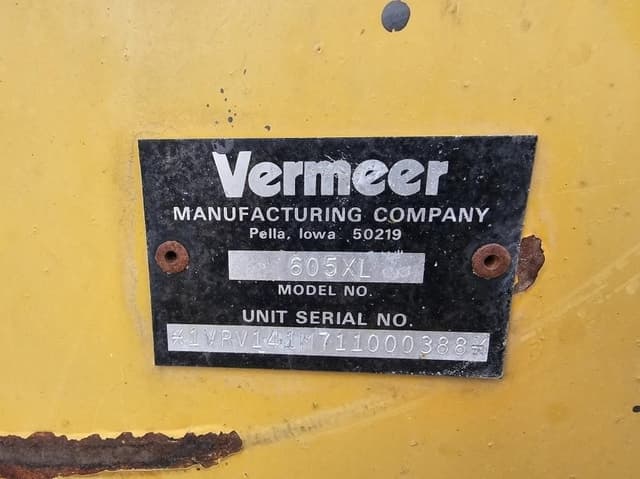 Image of Vermeer 605XL equipment image 4