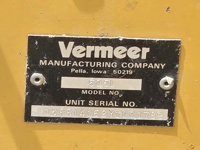 Image of Vermeer 605L equipment image 3