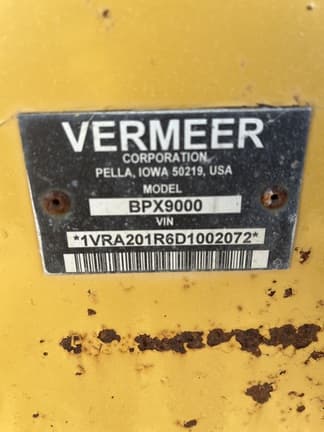 Main image Vermeer BPX9000