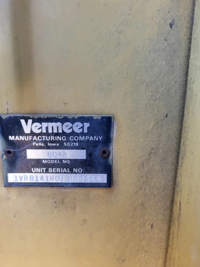 Image of Vermeer 604 Series K equipment image 3