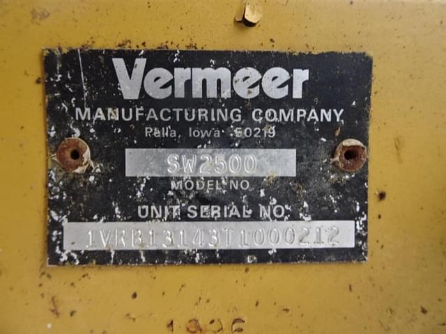 Image of Vermeer SW2500 equipment image 4