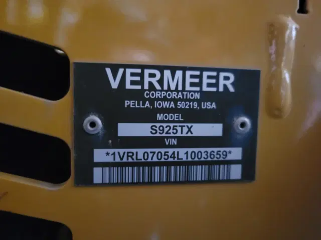 Image of Vermeer S925TX equipment image 1