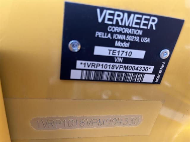 Image of Vermeer TE1710 equipment image 4