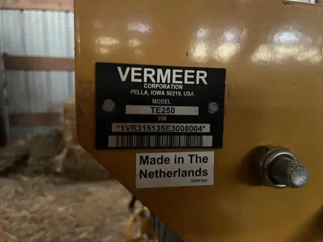 Image of Vermeer TE250 equipment image 1