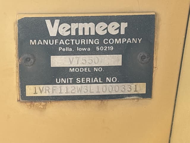 Image of Vermeer V7550 equipment image 3
