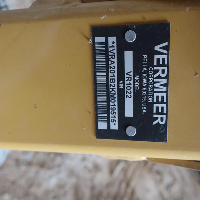 Image of Vermeer VR1022 equipment image 1