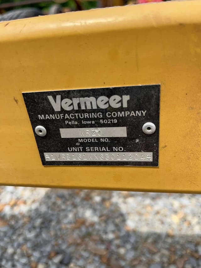 Image of Vermeer WR20 equipment image 2