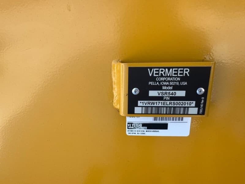Image of Vermeer VSR540 Image 1