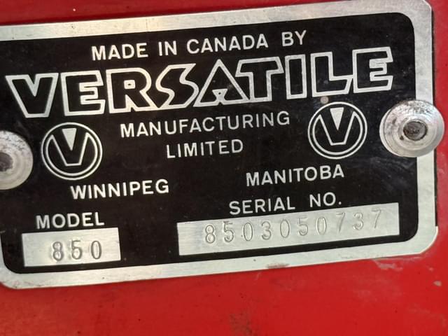 Image of Versatile 850 equipment image 3