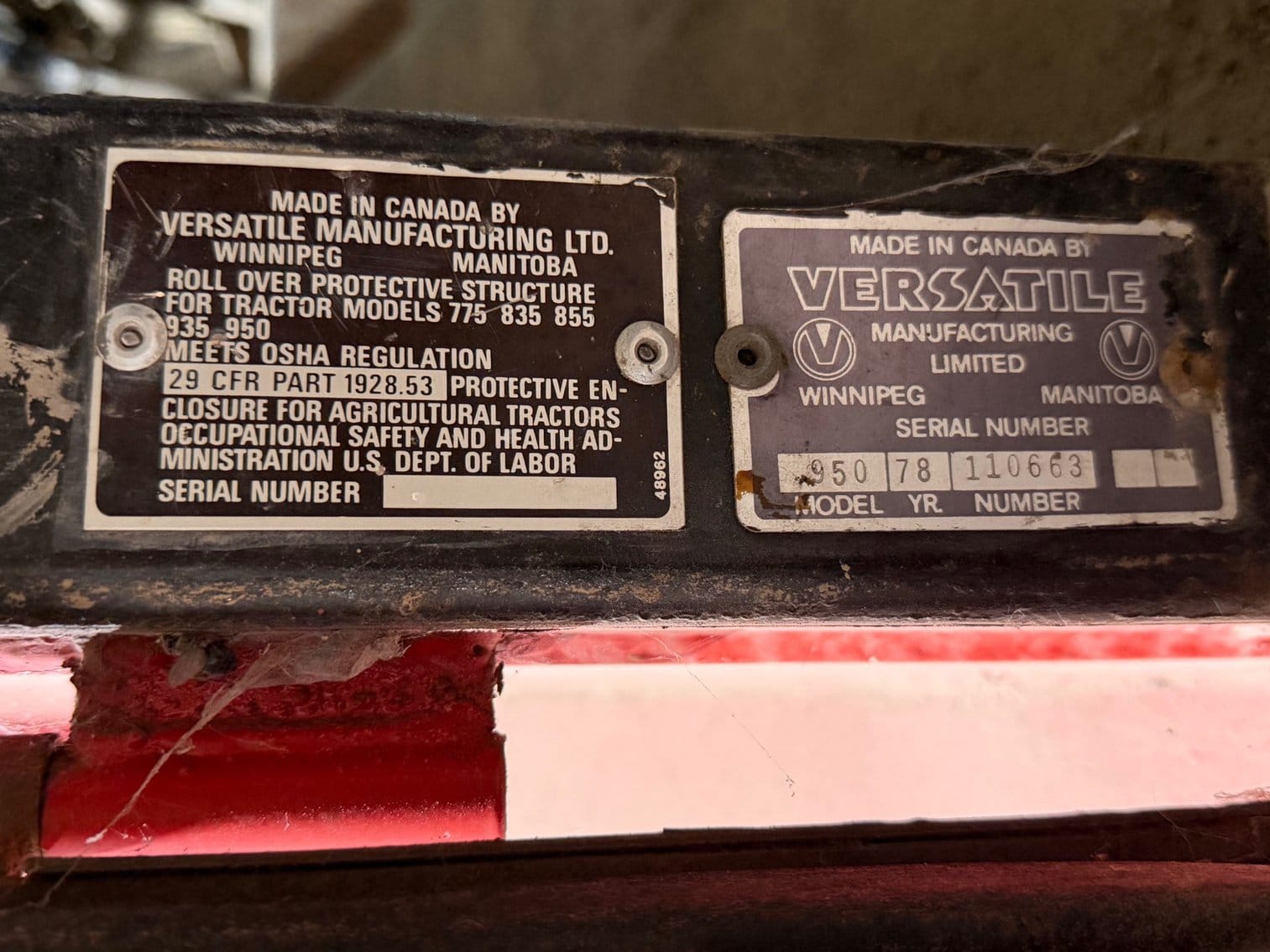 Versatile 950 Equipment Image0