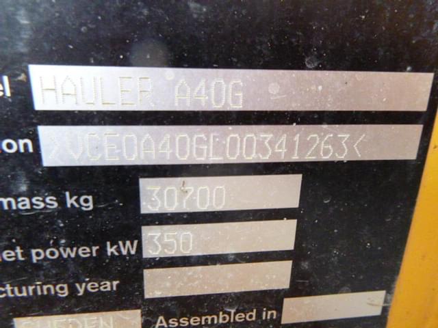 Image of Volvo A40G equipment image 4