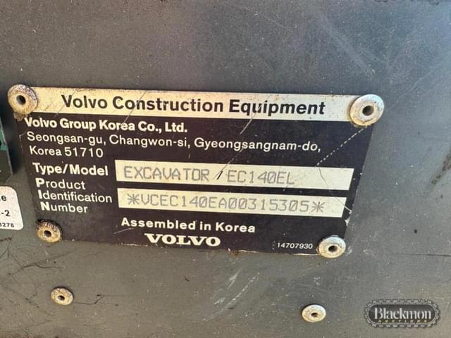 Image of Volvo EC140 equipment image 4