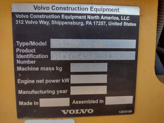Image of Volvo SD45B equipment image 4